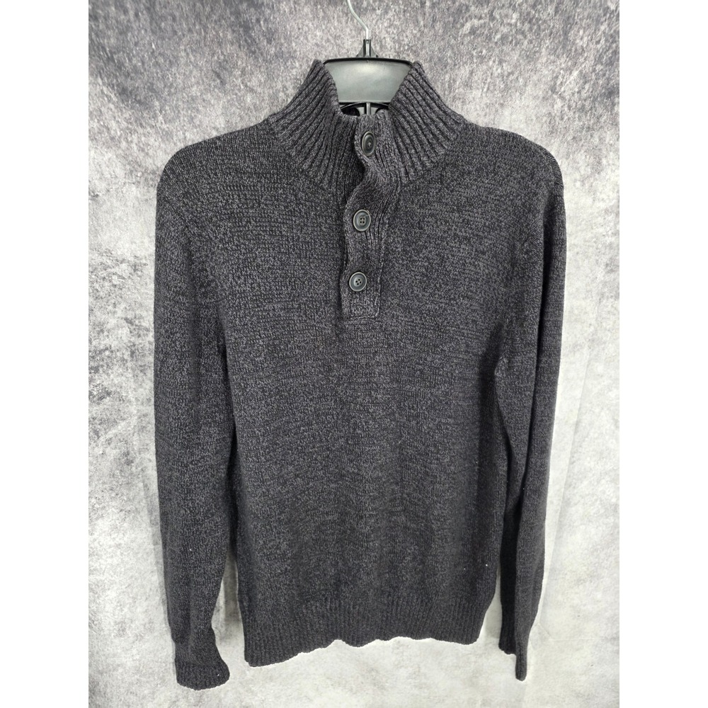 Urban Pipeline Sweater Mens Small Gray Mockneck Knit Minimalist Winter Essential